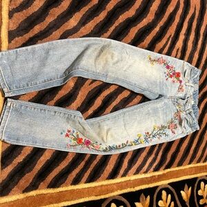 Cherokee Light Blue Jeans with Floral Embroidery